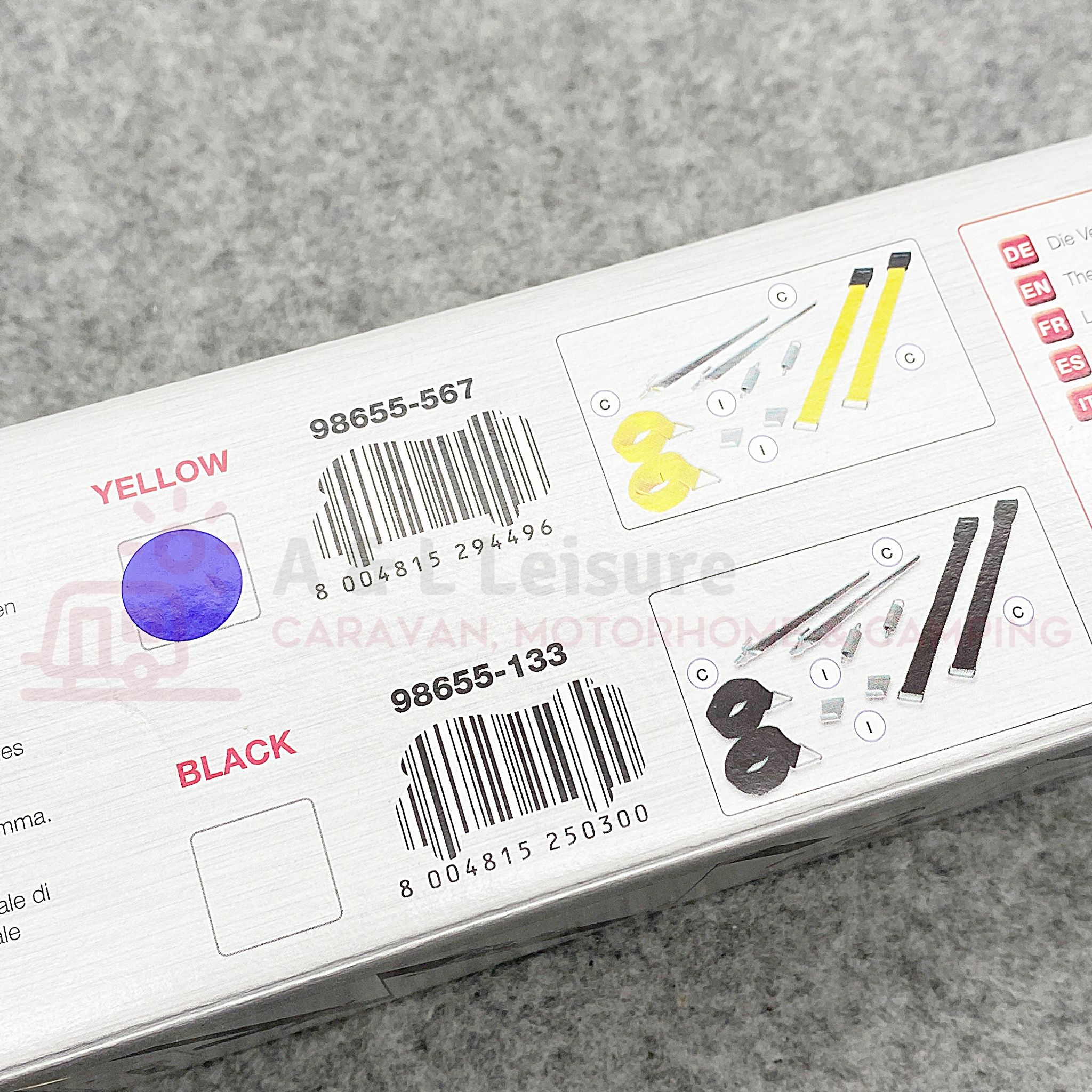 FIAMMA Canopy Tie Down Kit S - YELLOW